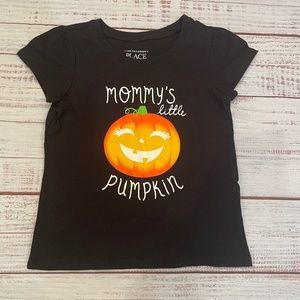 Girls Little Pumpkin Short Sleeve Tee